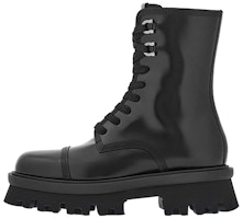 (Women) FERRAGAMO Leather Platform Boot 'Black' 01F701-763843 (Women) FERRAGAMO Leather Platform Boot 'Black' 01F701-763843