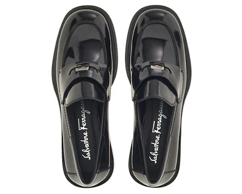 (W) Mocasines de Plataforma de Cuero FERRAGAMO 'Negro' 01C804-750966 Shop (W) Mocasines de Plataforma de Cuero FERRAGAMO 'Negro' 01C804-750966
