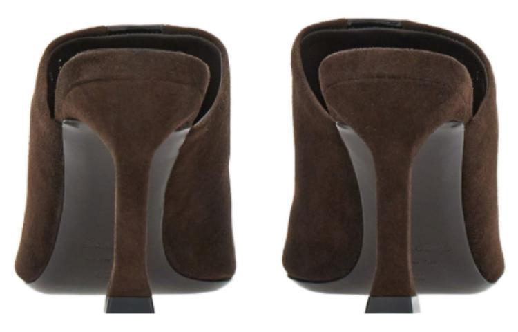 Lookbook (W) FERRAGAMO Sepatu Mule Kulit Toe Lancip 'Coklat' 01G343-766422