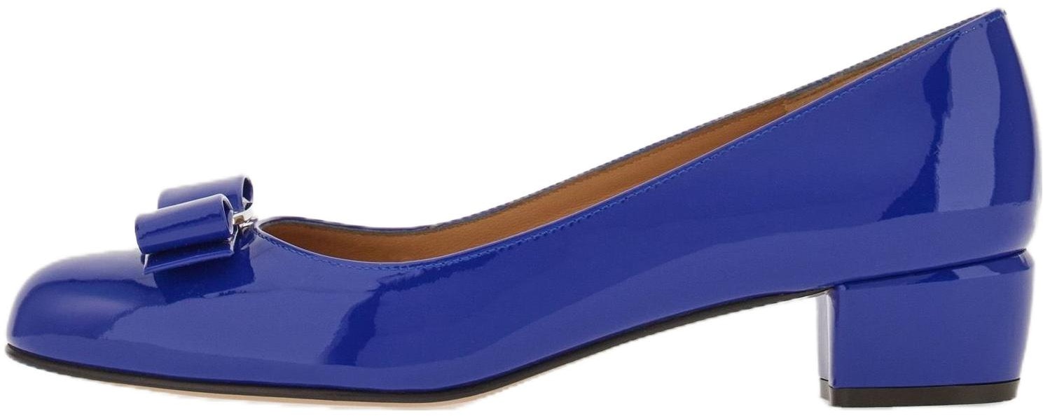 women-ferragamo-leather-round-toe-pumps-with-bow-comfortable-versatile-chunky-heel-blue-01-b221-763694