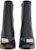 (W) FERRAGAMO But Ankle Slip-On Hujung Bulat Kulit 'Hitam' 01G004-763184