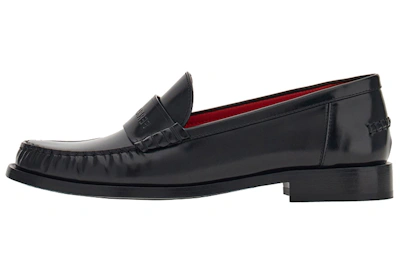 (Women) FERRAGAMO Leather Slip-On 'Black Logo'