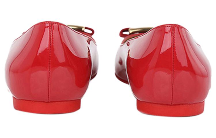 (W) FERRAGAMO Leather Sneaker 'Red' 圖 3