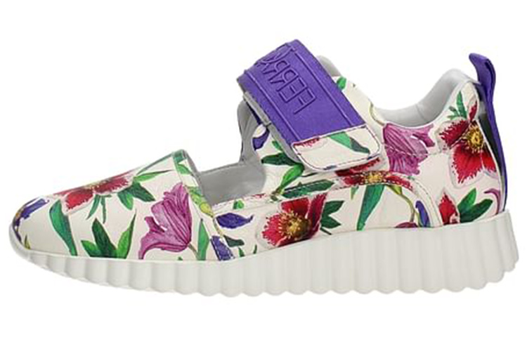 (W) FERRAGAMO Leather Sneakers 'Multicolor'