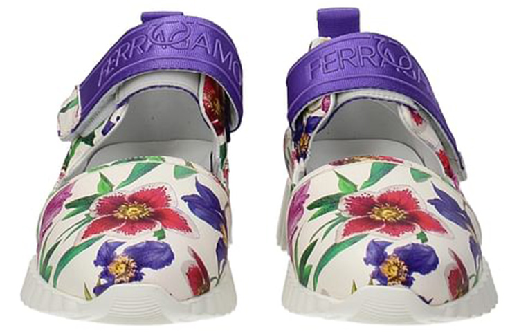(W) FERRAGAMO Leather Sneakers 'Multicolor' 圖 3