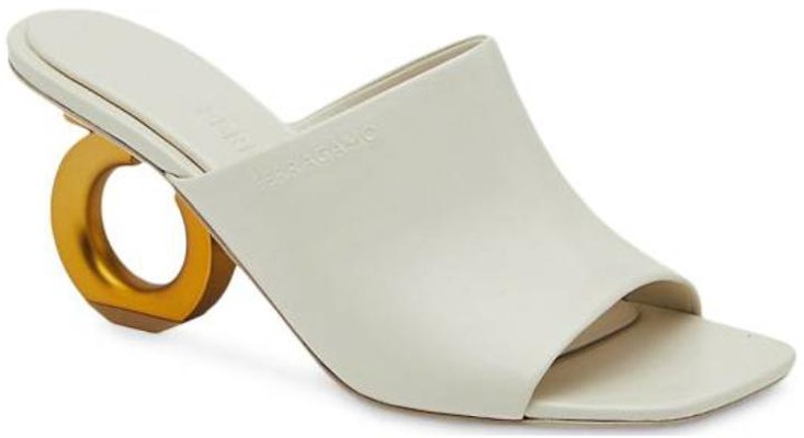 (W) フェラガモ レザー白 オープン トゥ サンダル 01F969-763351 Lookbook (W) フェラガモ レザー白 オープン トゥ サンダル 01F969-763351