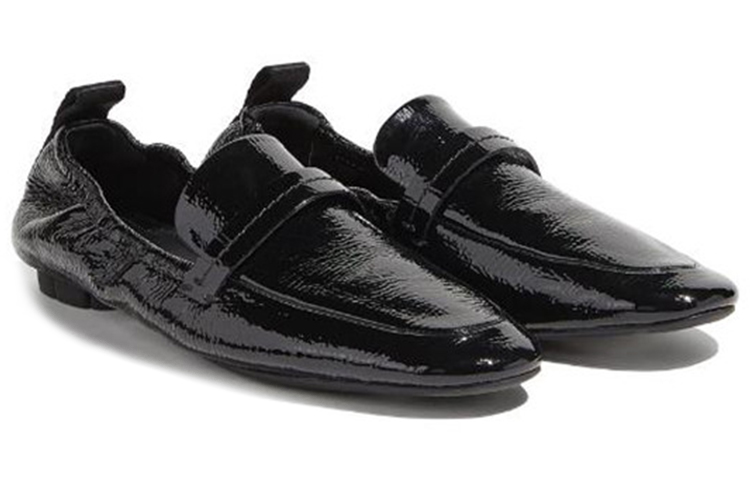 (W) FERRAGAMO Lipari 'Patent Black Flats' 圖 2