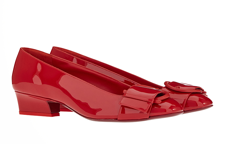 Order (W) FERRAGAMO Ballerine Lipstick Rosse ''Red'' 01C802-751005