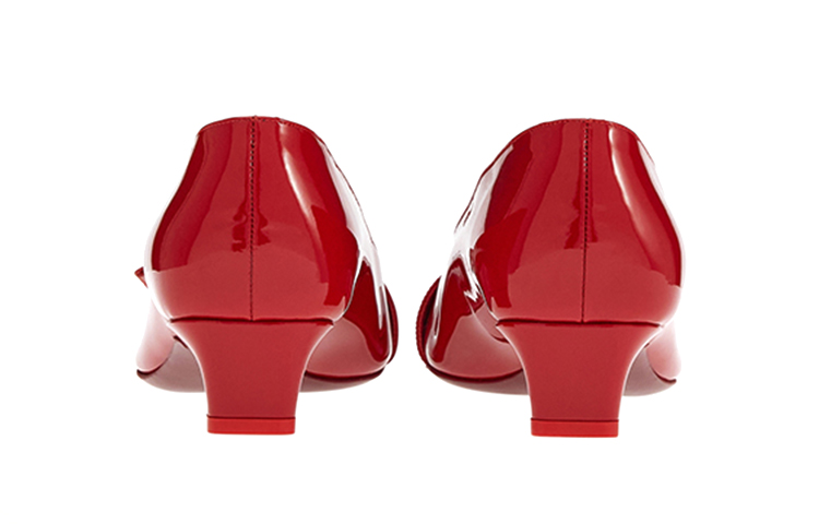 Shop (W) FERRAGAMO Ballerine Lipstick Rosse ''Red'' 01C802-751005