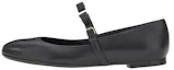 Buy (Women) FERRAGAMO Lizz Leather Ballerina Shoes 'Black' 01C876-750488