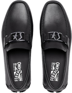 (W) FERRAGAMO 黑色乐福鞋 020144-741584 Shop (W) FERRAGAMO 黑色乐福鞋 020144-741584