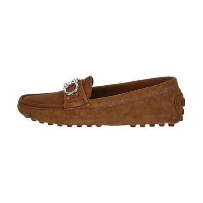 (W) FERRAGAMO Loafers 'Brown Calfskin'