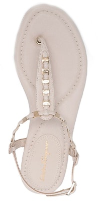 (Women) FERRAGAMO Logo Chain-Strap Sandal 'White' 01Q947-730062 Lookbook (Women) FERRAGAMO Logo Chain-Strap Sandal 'White' 01Q947-730062