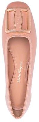 (W) FERRAGAMO Logo Timbul 'Pink' Plaque Flat 01C725-748874 Shop (W) FERRAGAMO Logo Timbul 'Pink' Plaque Flat 01C725-748874