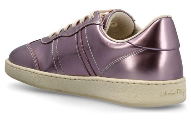 Shop (W) FERRAGAMO Sepatu Sneakers Ungu Rendah 030418-762278