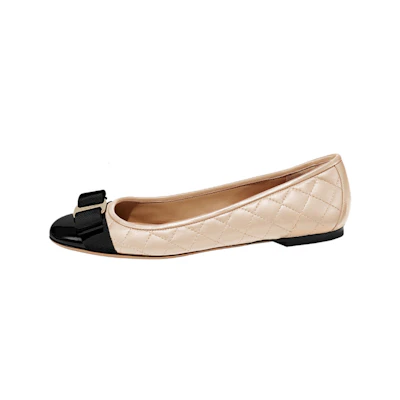 (W) FERRAGAMO Low-Top Sneaker 'Nude Black'