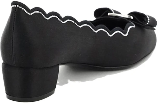 (W) FERRAGAMO Tacón Bajo 'Terciopelo Negro' 01A670-740871 Shop (W) FERRAGAMO Tacón Bajo 'Terciopelo Negro' 01A670-740871