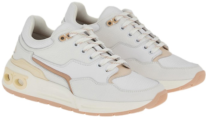 (W) 페라가모 화이트 가죽 로우탑 스니커즈 030349-758727 Order (W) 페라가모 화이트 가죽 로우탑 스니커즈 030349-758727