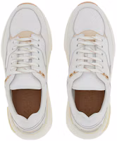 Lookbook (W) FERRAGAMO Sepatu Putih Rendah Kulit Asli Lace-Up 030349-758727