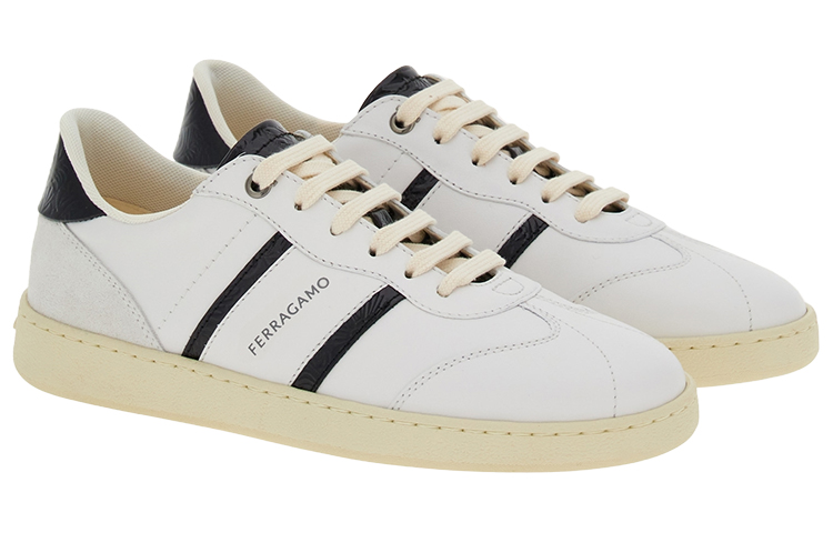(W) FERRAGAMO Low Top Sneaker 'Black White CMFT' 圖 2