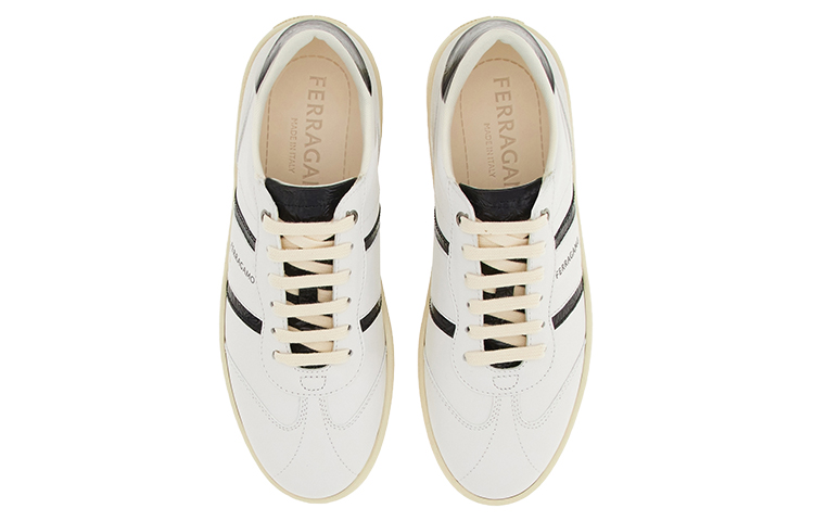 (W) FERRAGAMO Low Top Sneaker 'Black White CMFT' 圖 3