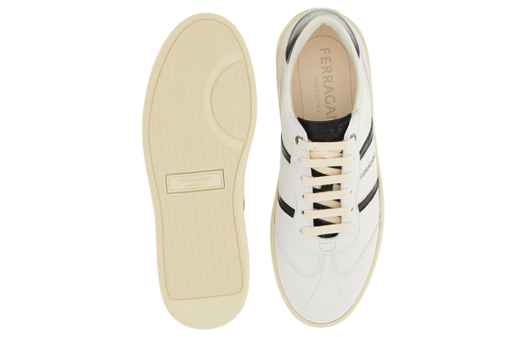 (W) FERRAGAMO Low Top Sneaker 'Black White CMFT' 圖 4