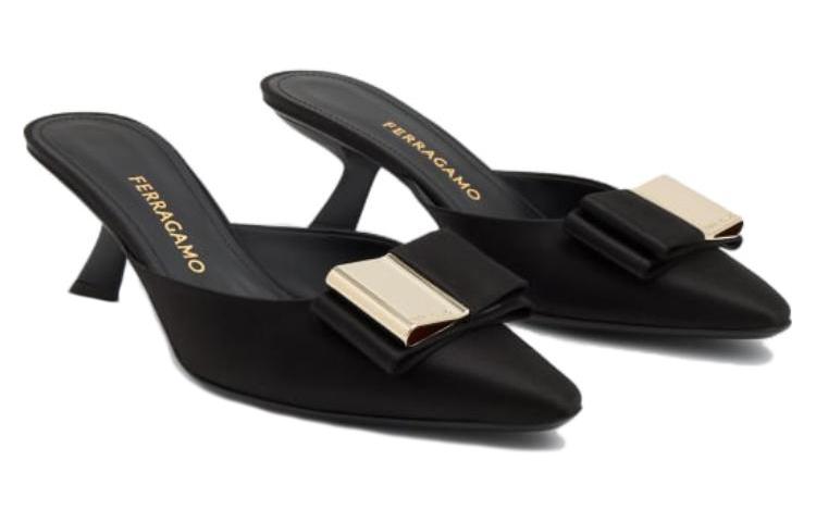 (W) FERRAGAMO Lycia 'Black Satin' 圖 3