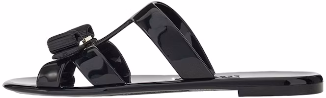 (Women) FERRAGAMO Lylia Slipper 'Black Butterfly Knot' 01D633-755969 (Women) FERRAGAMO Lylia Slipper 'Black Butterfly Knot' 01D633-755969