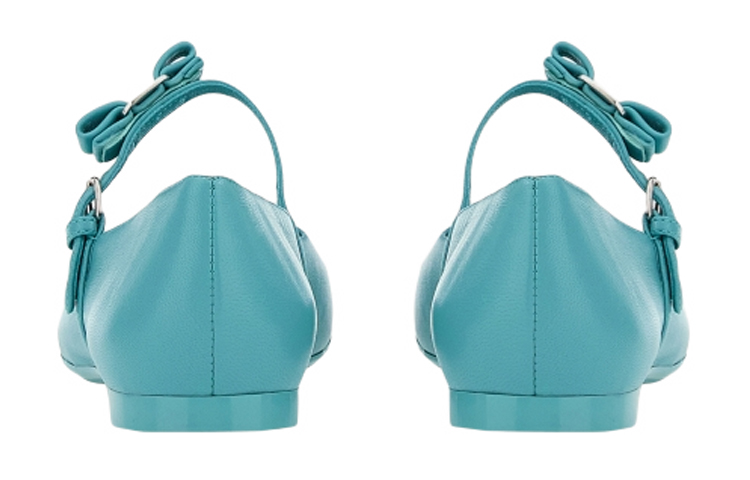 Shop (Women) FERRAGAMO Mary Jane Flats 'Dark Teal' 01C876-750491