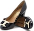 Order (W) FERRAGAMO Ninna 8 cm 'Kulit Hitam Polos' 0585124
