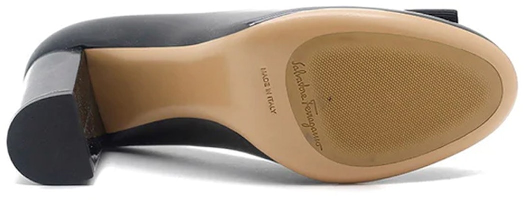 (W) FERRAGAMO Ninna 8 cm 'Piel de Patente Negra' 0585124 Shop (W) FERRAGAMO Ninna 8 cm 'Piel de Patente Negra' 0585124