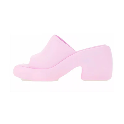 (W) FERRAGAMO Open Toe High Heel Slide 'Purple'