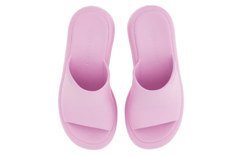 Shop (W) FERRAGAMO Tumit Tinggi Terbuka 'Ungu' 01F933-763229