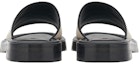 Shop (W) FERRAGAMO Selipar Hujung Terbuka 'Beige Black' 01F954-763715