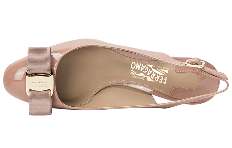 (W) FERRAGAMO Ortigia High Heels 'Powder Pink Bow' 圖 2