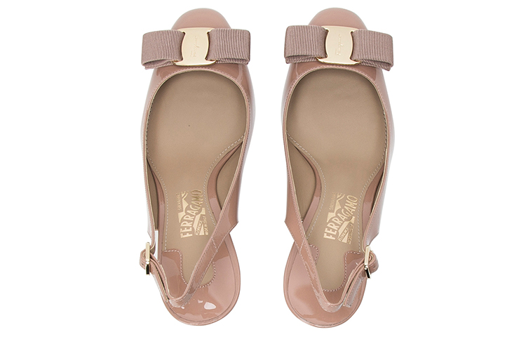 (W) FERRAGAMO Ortigia High Heels 'Powder Pink Bow' 圖 3