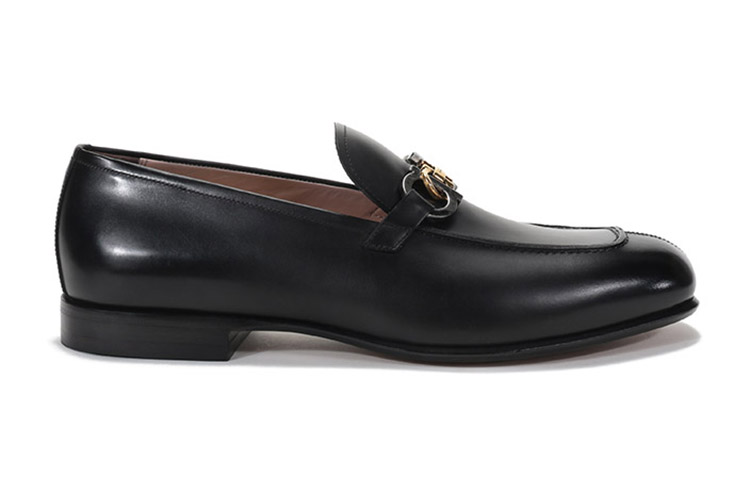 (W) FERRAGAMO Park Gancini Loafer 'Black' 圖 2
