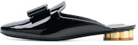 Buy (Women) FERRAGAMO Patent Fashion Low-Heel Sandal 'Black' 695097