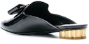 Lookbook (Women) FERRAGAMO Patent Fashion Low-Heel Sandal 'Black' 695097