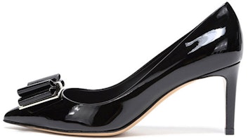 (Women) FERRAGAMO Patent Leather High Heel 'Black' 0704665 (Women) FERRAGAMO Patent Leather High Heel 'Black' 0704665