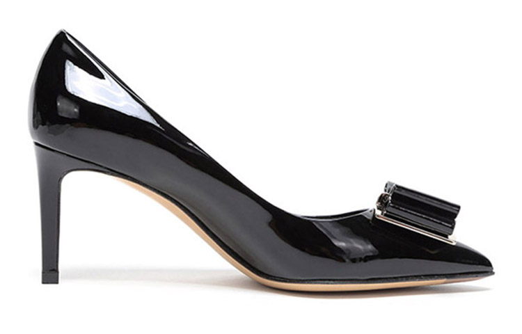 Order (Women) FERRAGAMO Patent Leather High Heel 'Black' 0704665