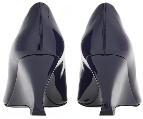 (Women) FERRAGAMO Patent Leather Pointed Toe Kitten Heels 'Blue Gradient' 01G525-767928 Shop (Women) FERRAGAMO Patent Leather Pointed Toe Kitten Heels 'Blue Gradient' 01G525-767928