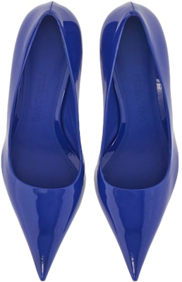(Women) FERRAGAMO Patent Leather Pointed Toe Pumps 'Blue' 01F888-762427 Lookbook (Women) FERRAGAMO Patent Leather Pointed Toe Pumps 'Blue' 01F888-762427