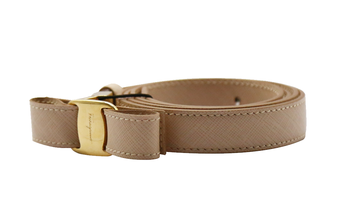 Lookbook (W) Ferragamo粉色皮革腰帶2CM平滑扣時尚配件 23A481-584237