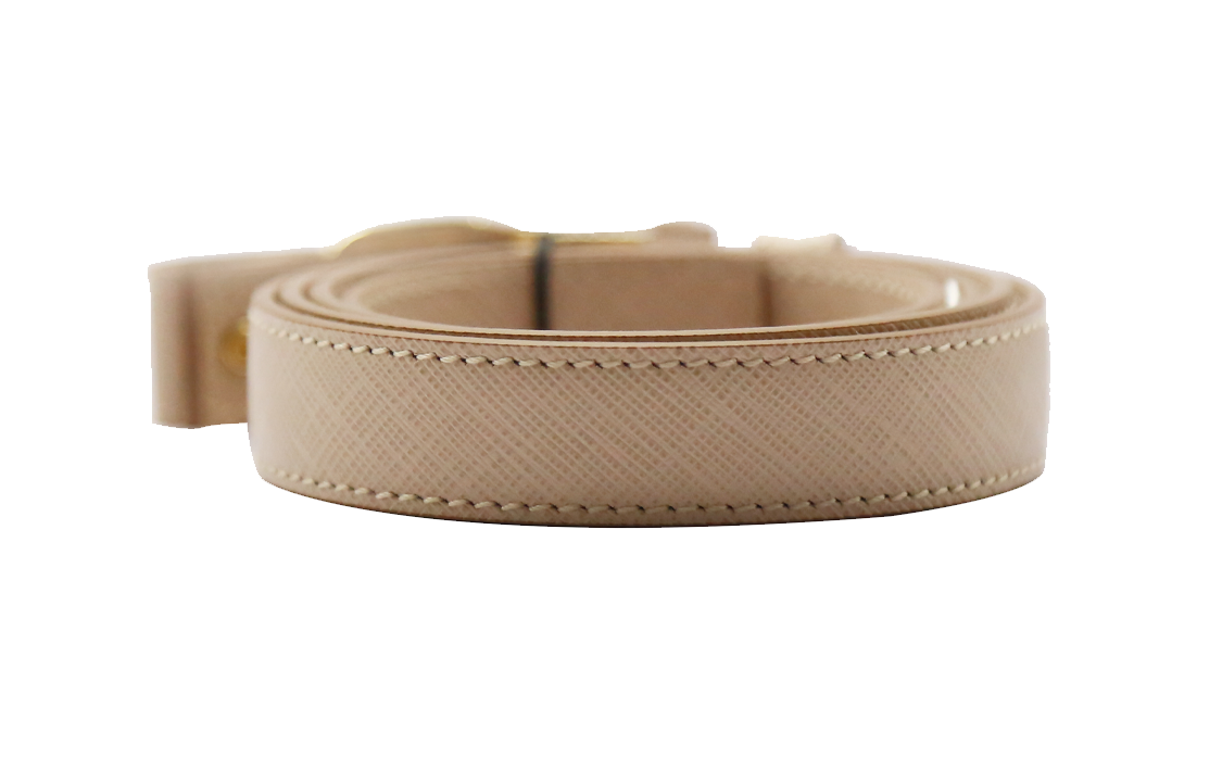 Shop (W) Ferragamo粉色皮革腰帶2CM平滑扣時尚配件 23A481-584237