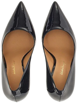Ferragamo 菲拉格姆 小山羊皮革高跟鞋 女性款 黑色 Lookbook Ferragamo 菲拉格姆 小山羊皮革高跟鞋 女性款 黑色