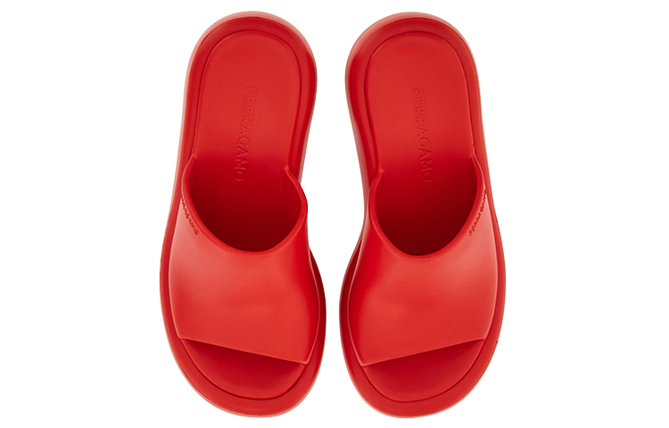 Lookbook (W) Sandal Tumit Tinggi FERRAGAMO 'Merah Depan Terbuka' 01F933-763235