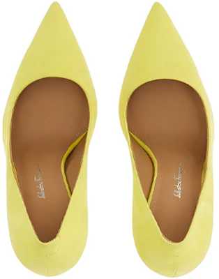 (Women) FERRAGAMO Pointed-Toe 105mm Pumps 'Yellow' 01D268-999022 Shop (Women) FERRAGAMO Pointed-Toe 105mm Pumps 'Yellow' 01D268-999022
