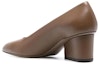 Lookbook (Women) FERRAGAMO Pointed-Toe Chunky Heel 'Brown' 01B737-745243