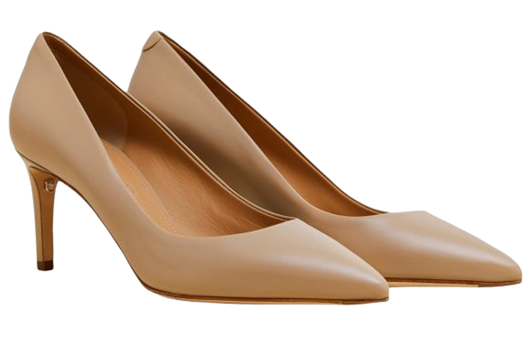 (W) FERRAGAMO Ilary 70mm Pumps Khaki 'Beige' 圖 2